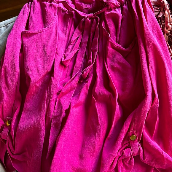 Pink Silk Romper - Picture 5 of 6